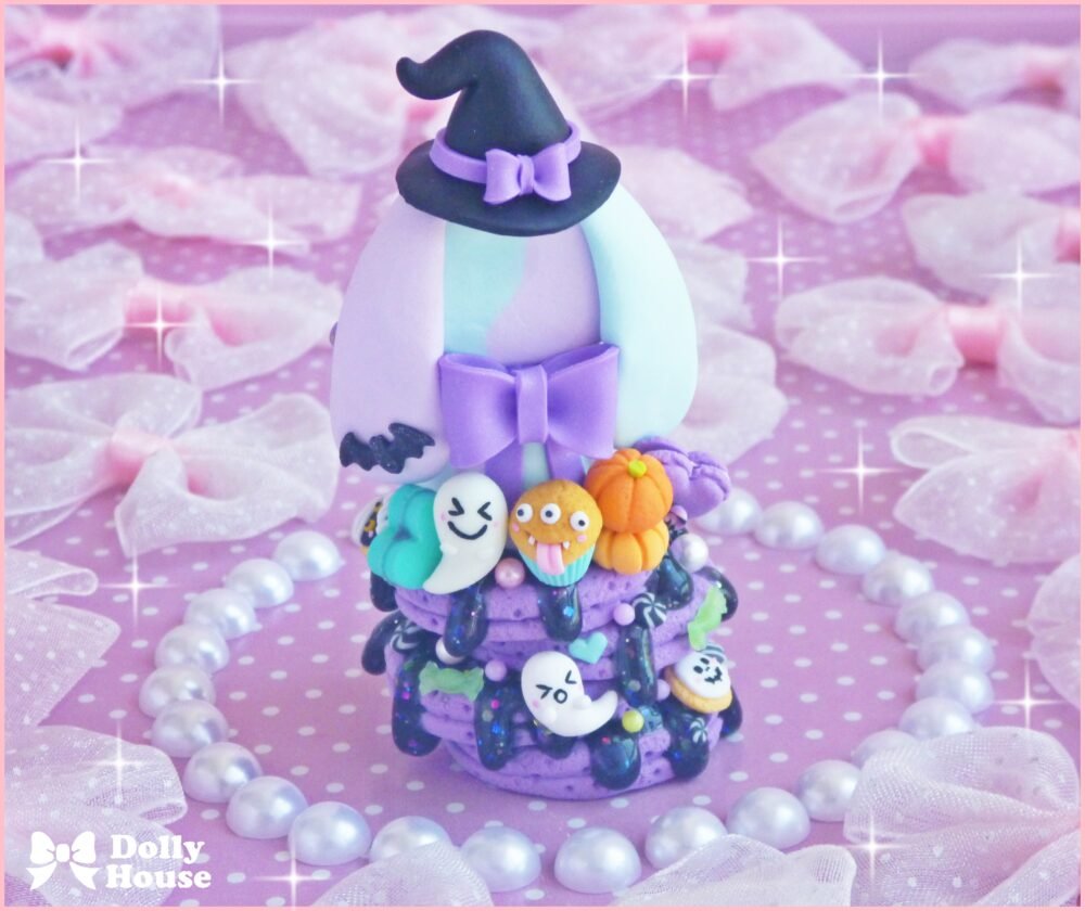 Kawaii Halloween Pancakes Necklace by Dolly House