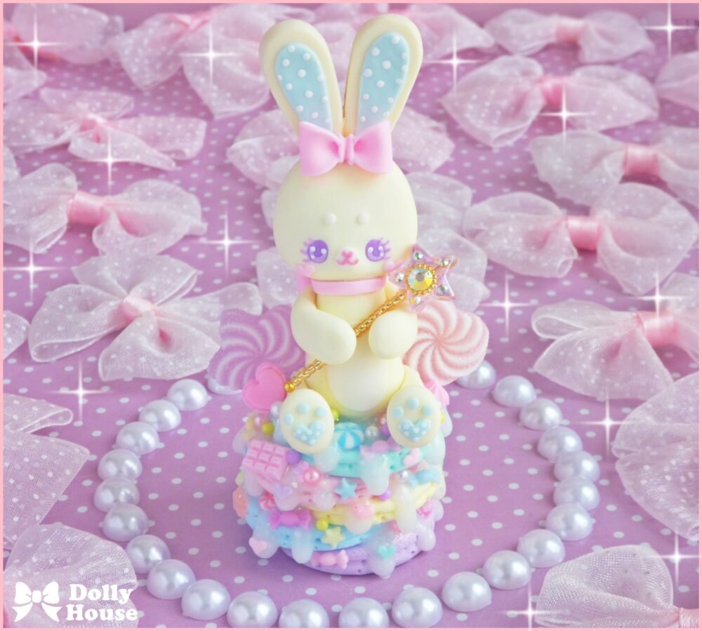 Kawaii Pastel Rainbow Pancakes Necklace by Dolly House I