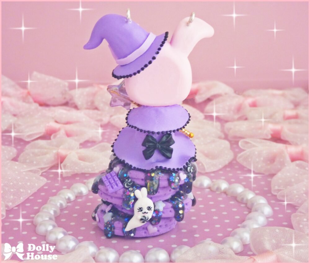 Kawaii Magical Bunny Pancakes Necklace by Dolly House