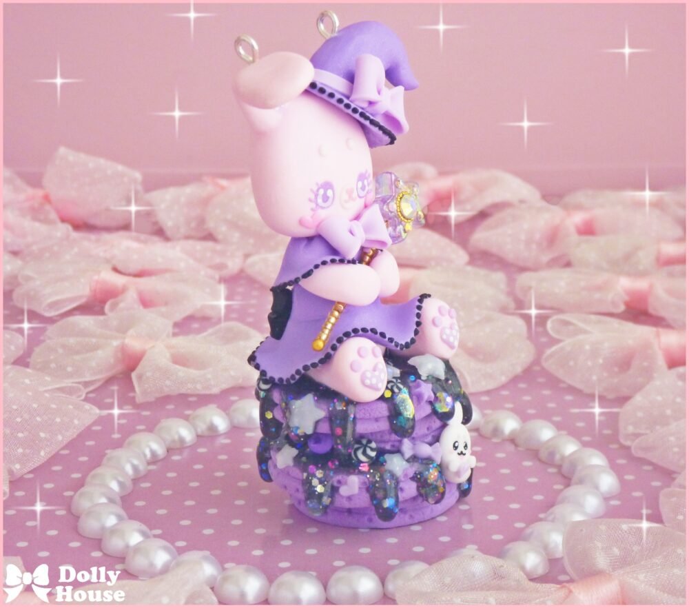 Kawaii Magical Bunny Pancakes Necklace by Dolly House