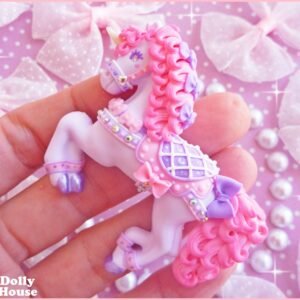 Kawaii Pastel Unicorn Necklace by Dolly House III