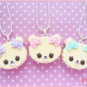Cute Cookie Bear Necklace by Dolly House