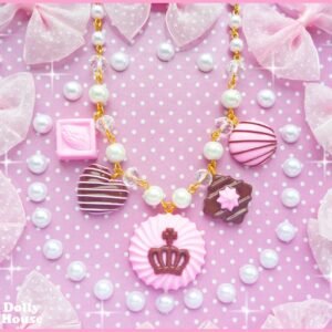 Kawaii Royal Chocolate Necklace by Dolly House