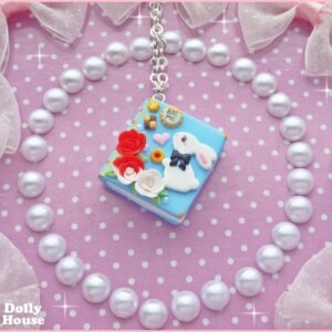 Kawaii Wonderland Book Necklace by Dolly House