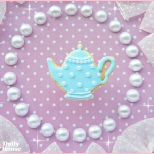 Kawaii Teapot Cookie Ring by Dolly House