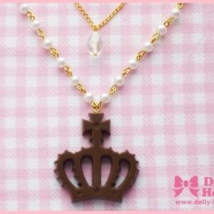 Royal Chocolate Necklace by Dolly House