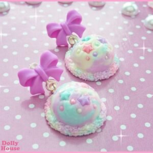 Magical Ice Cream Stud Earrings by Dolly House
