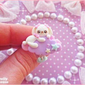 Sweet Bunny on a Dreamy Cloud Ring by Dolly House