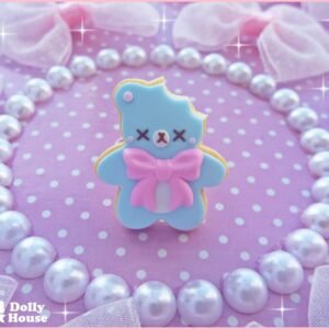Creepy Cute Bitten Bear Cookie Ring by Dolly House