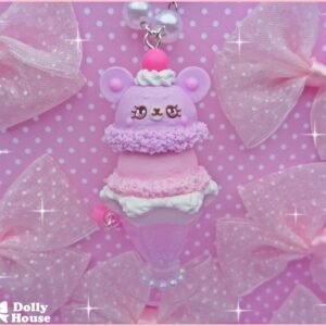 Kawaii Kuma Parfait Necklace by Dolly House