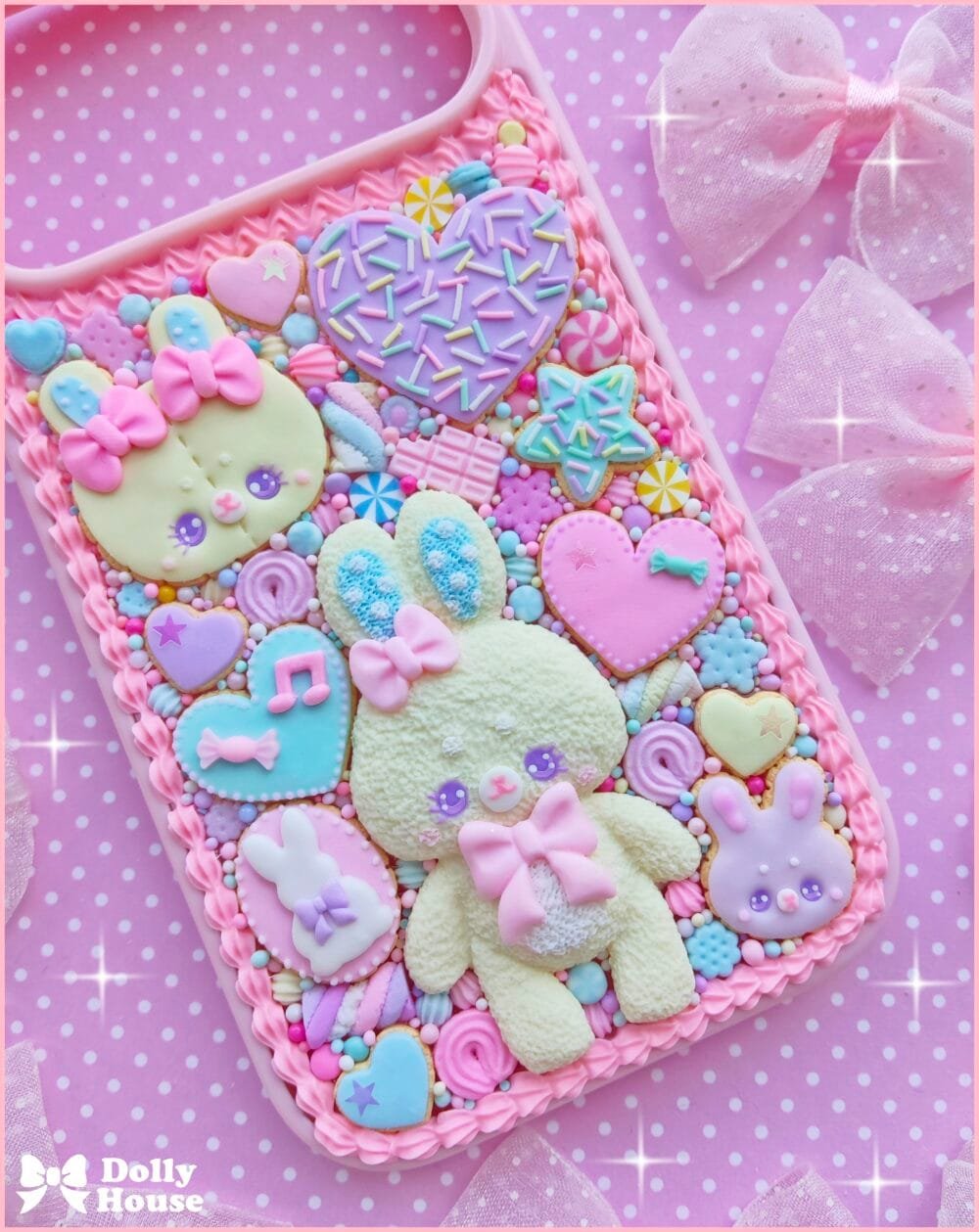 Kawaii Bunny Melody iPhone 17 Pro Case by Dolly House