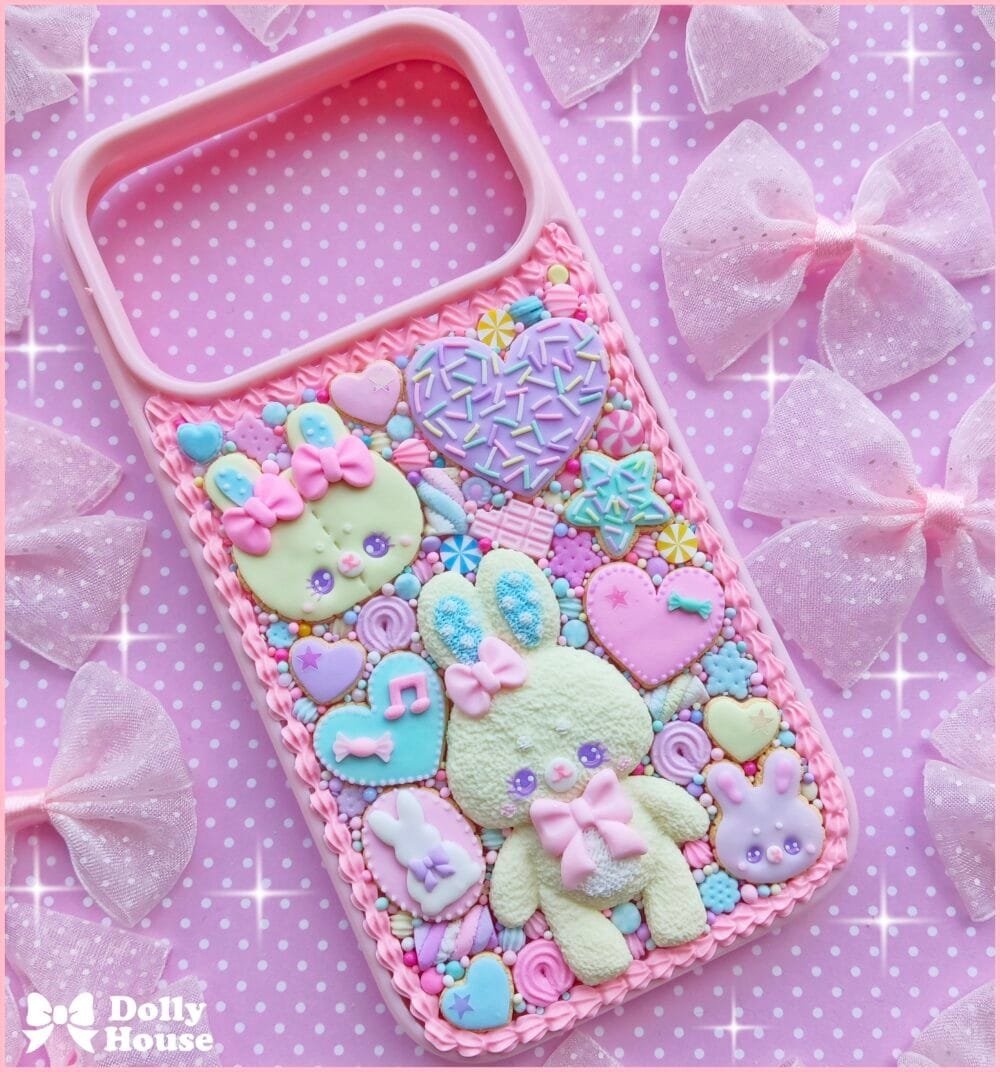 Kawaii Bunny Melody iPhone 17 Pro Case by Dolly House