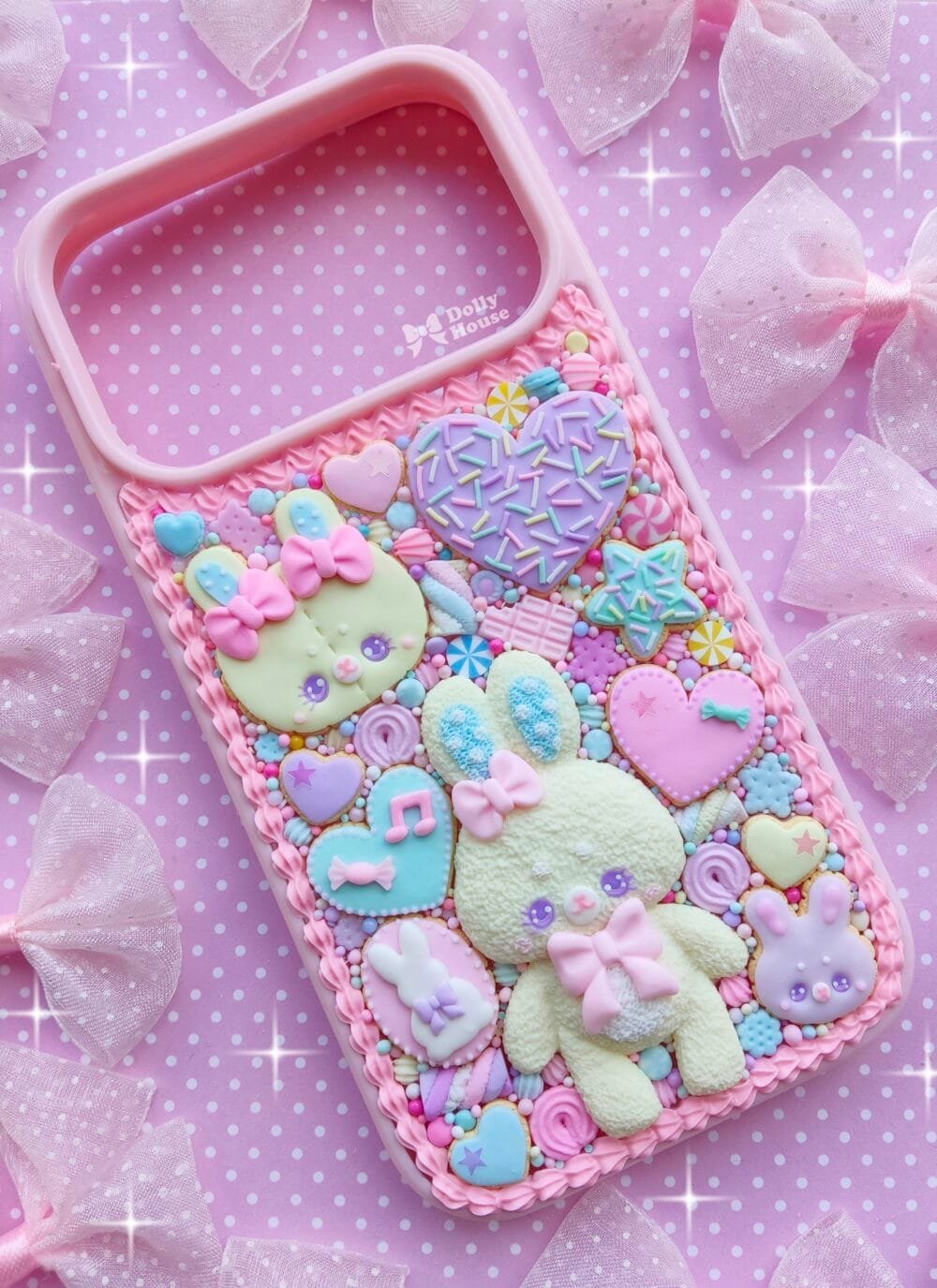 Kawaii Bunny Melody iPhone 17 Pro Case by Dolly House