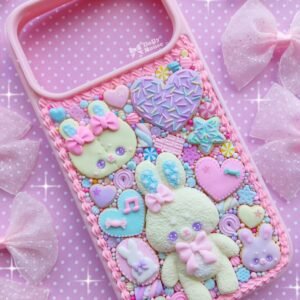 Kawaii Bunny Melody iPhone 17 Pro Case by Dolly House