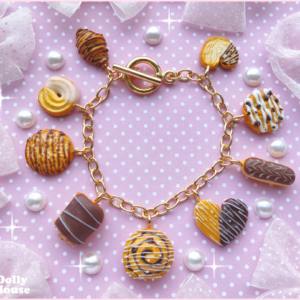 Sweet Bakery Charm Bracelet by Dolly House
