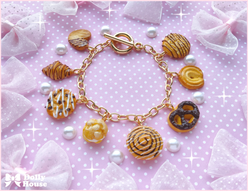 Sweet Bakery Dream Charm Bracelet by Dolly House
