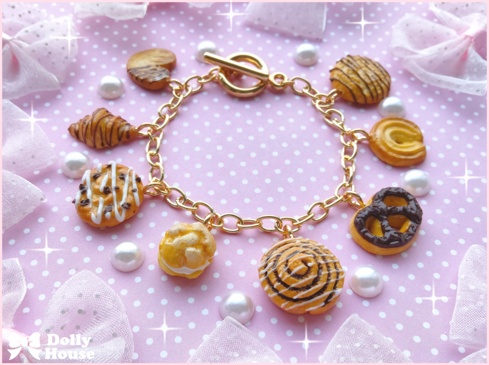 Sweet Bakery Dream Charm Bracelet by Dolly House