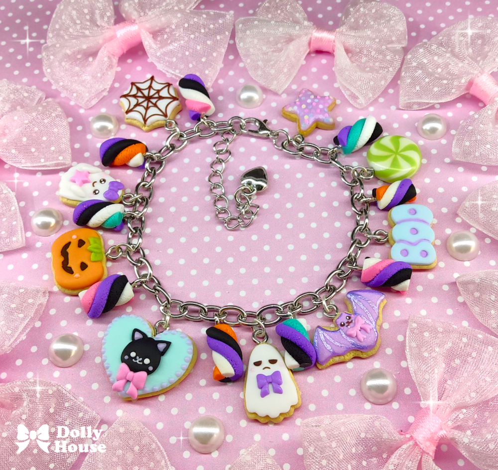 Kawaii Halloween Candy Bracelet by Dolly House