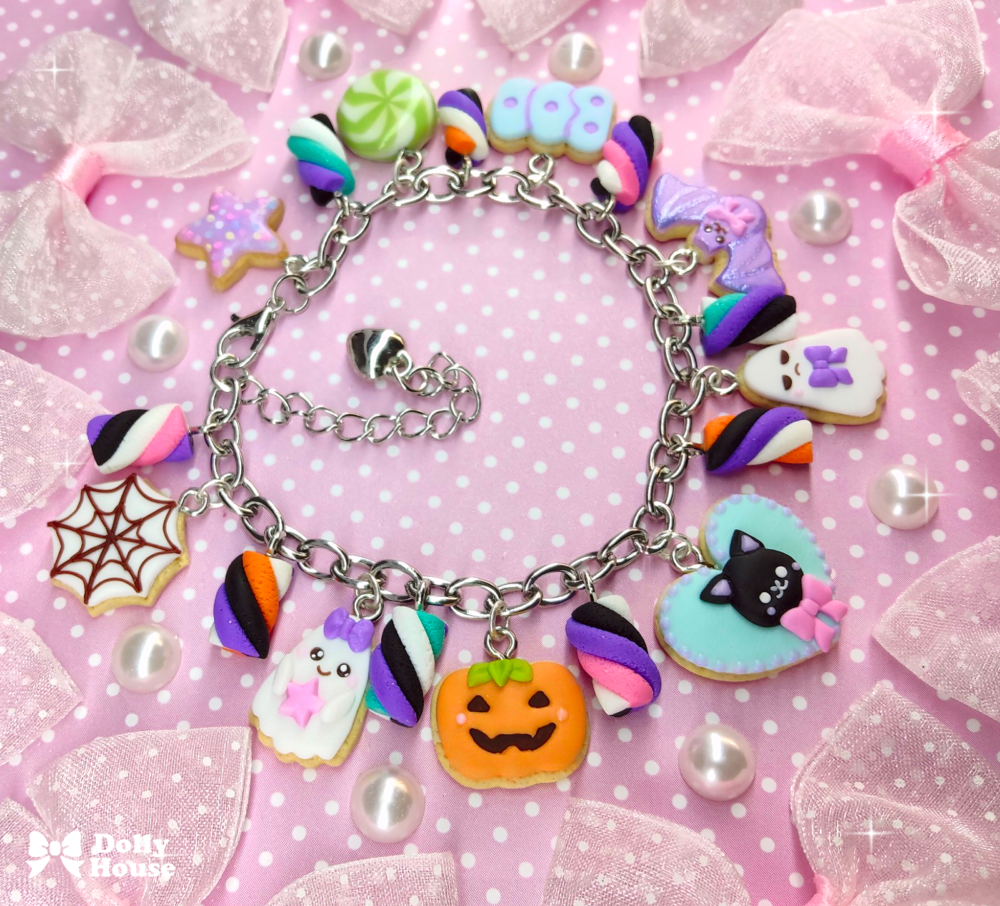 Kawaii Halloween Candy Bracelet by Dolly House