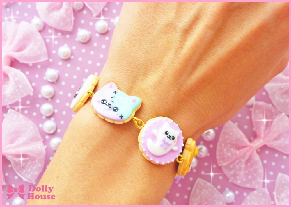 Kawaii Halloween Cookies Bracelet by Dolly House