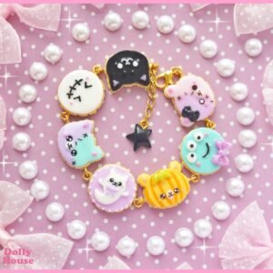 Kawaii Halloween Cookies Bracelet by Dolly House
