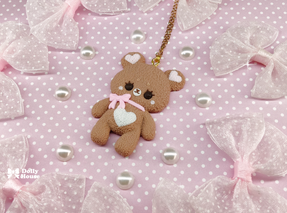 Sweetheart Bear Necklace by Dolly House