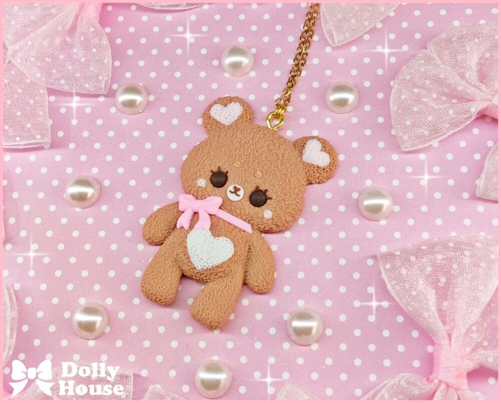 Sweetheart Bear Necklace by Dolly House