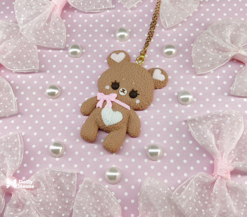 Sweetheart Bear Necklace by Dolly House