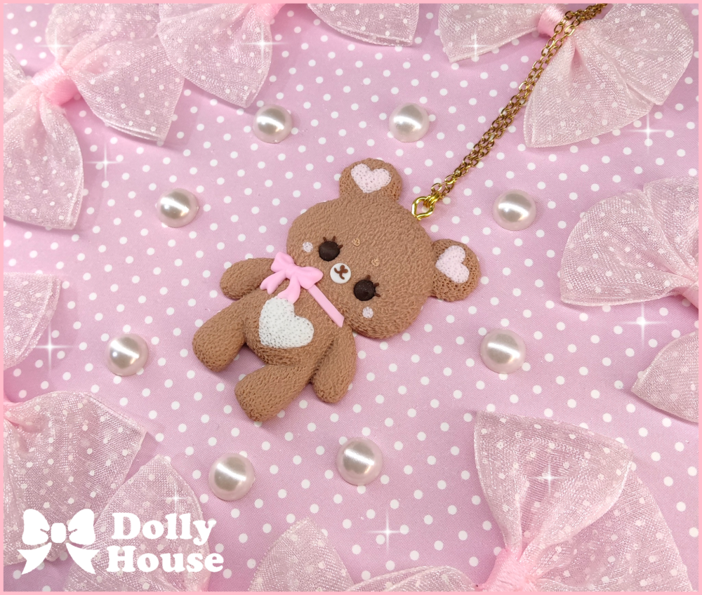 Sweetheart Bear Necklace by Dolly House
