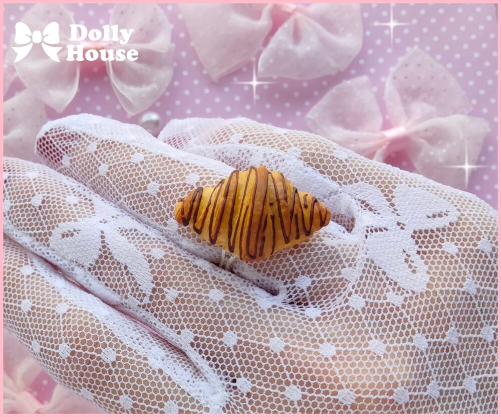 Sweet Croissant Dream Ring by Dolly House