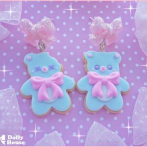 Kawaii Sweet Bears Earrings by Dolly House
