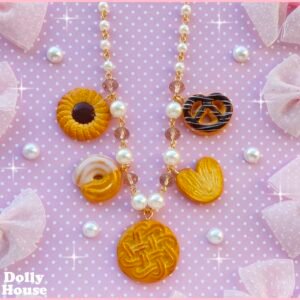 Butter Cookies Charm Necklace by Dolly House